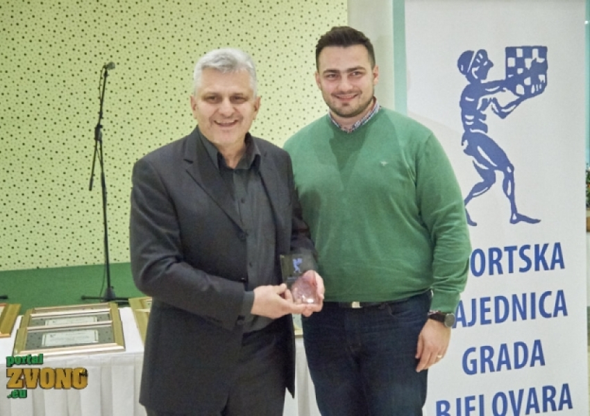 Najbolji sportaši Grada Bjelovara za 2017. godinu - Siniša Slavinić - treće mjesto seniori