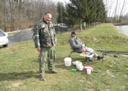Ribolov ma jezeru Lug Trojstveni Markovac 9. ožujka 2019. godine