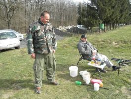 Ribolov ma jezeru Lug Trojstveni Markovac 9. ožujka 2019. godine