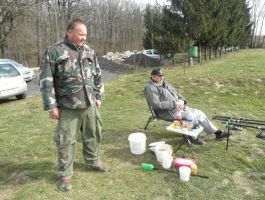 Ribolov ma jezeru Lug Trojstveni Markovac 9. ožujka 2019. godine