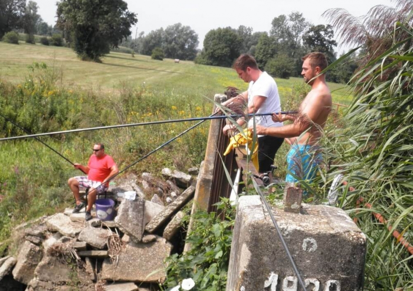 Ribolov na jezeru Ivankovac ŠRD “Štuka” Nova Rača 25. kolovoza 2019. godine