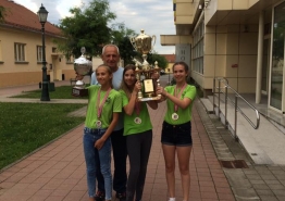 Kadetkinje SRD “Česma” Bjelovar / članica ZŠRDUB - prvakinje Republike Hrvatske u lovu ribe